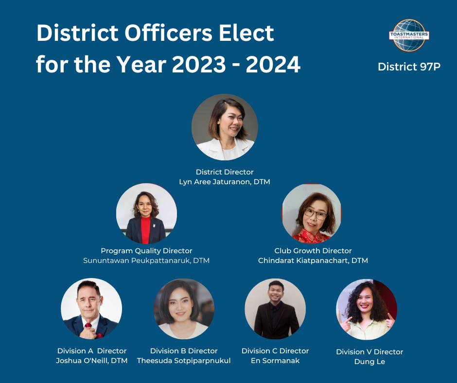Announcement of 20232024 District Leader Candidates District 97